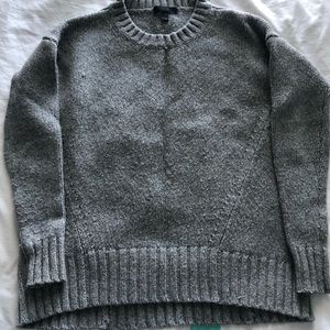 J Crew High Low Wool Sweater